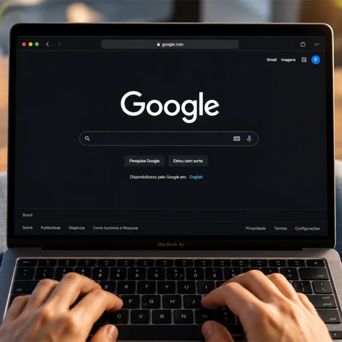 Google Meu Negócio ou site profissional: empresário pesquisando estratégias para aumentar a presença digital da empresa.