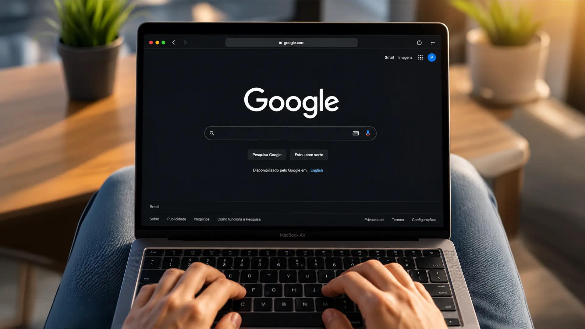 Google Meu Negócio ou site profissional: empresário pesquisando estratégias para aumentar a presença digital da empresa.